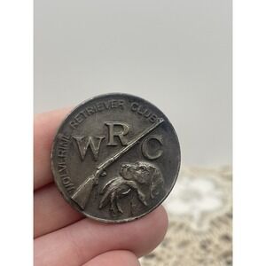 Vintage Wolverine Retriever Club Sterling Silver Medal